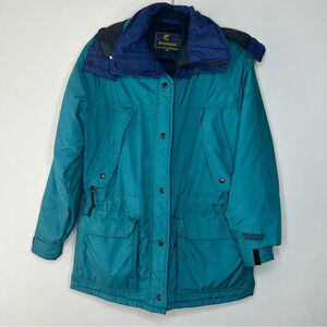 Vintage Solstice Microshed Thermolite Winter Jacket Jewel Tones Coat sz S